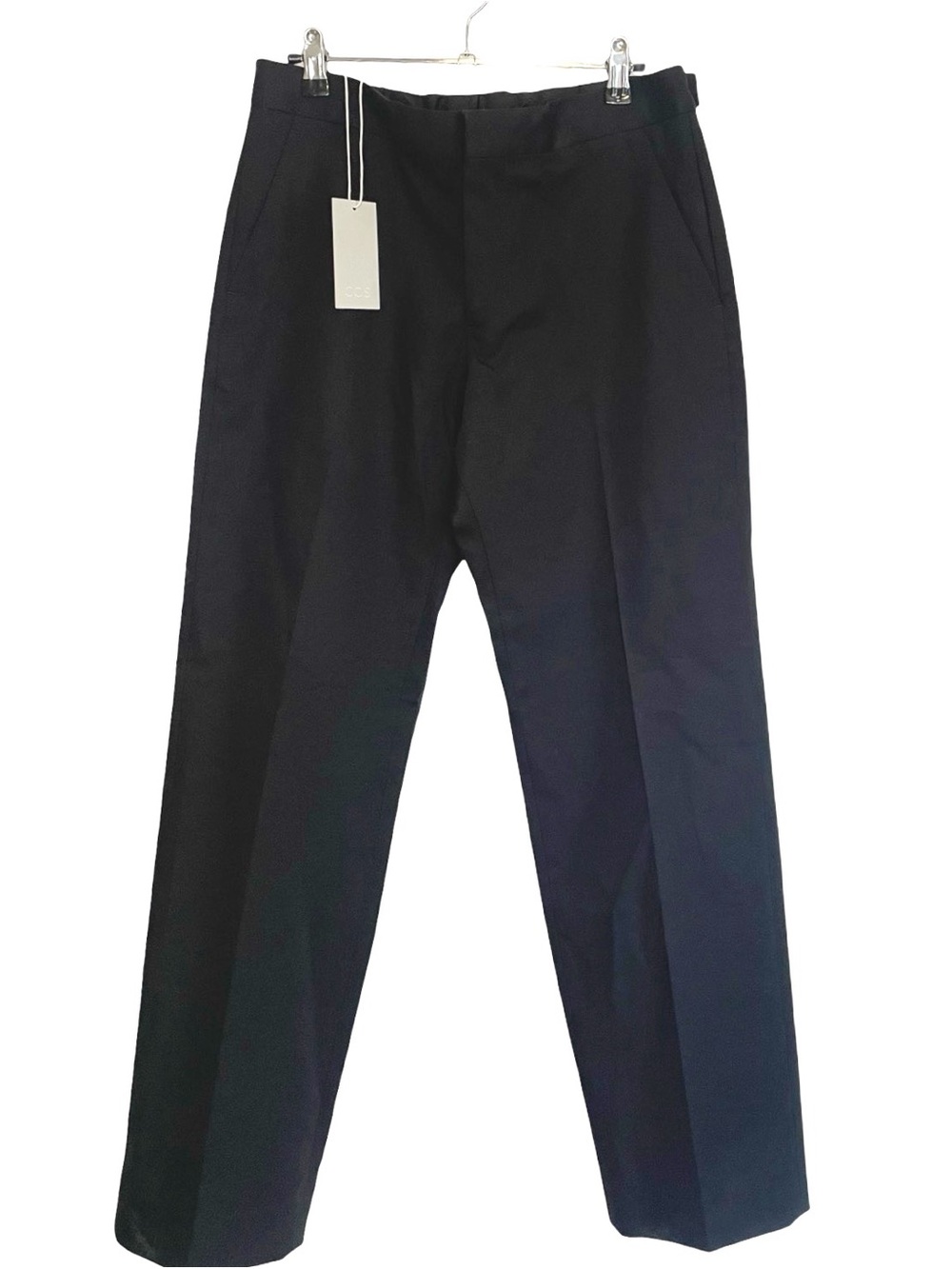 Cos Black Dress Pants With Size Adjusters-NWT